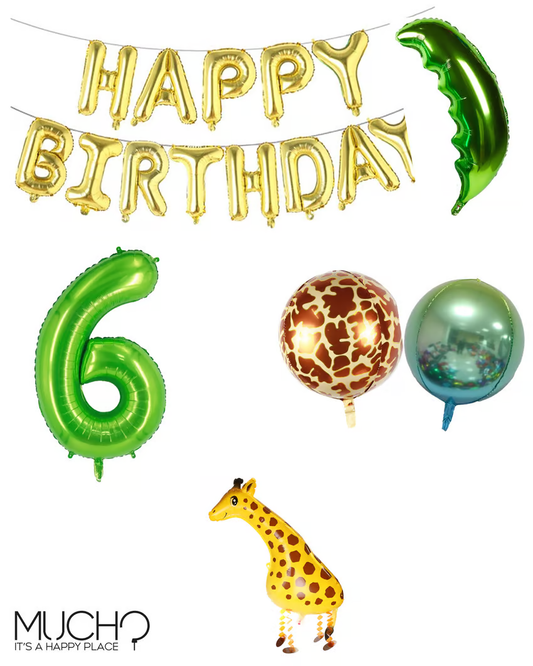 Giraffe Balloons Package