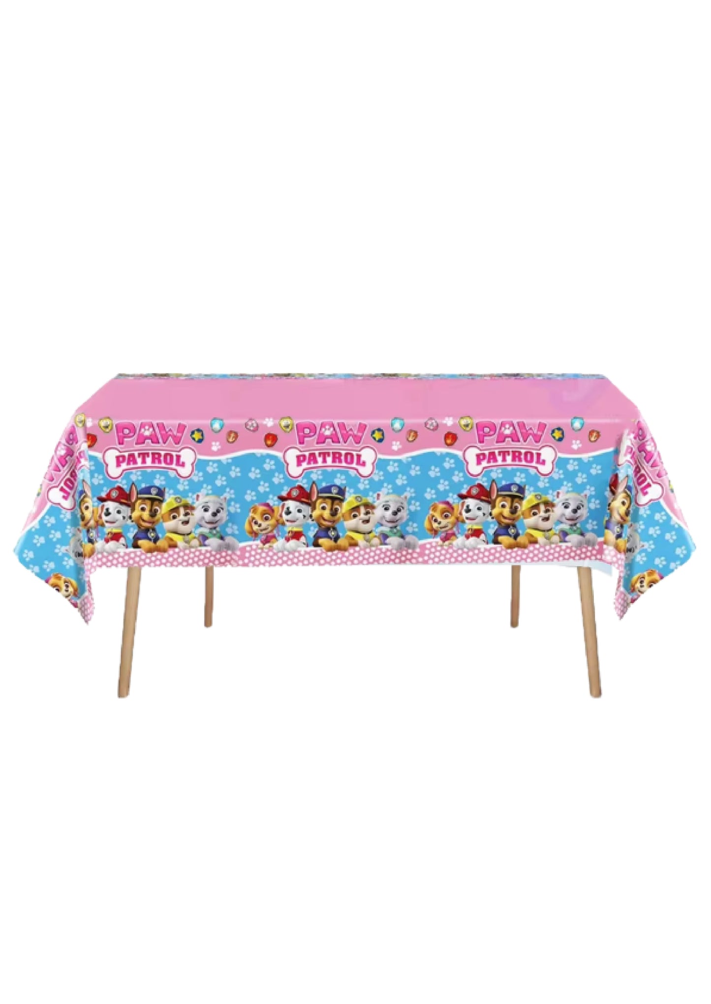 Pink Paw Patrol Table Cover