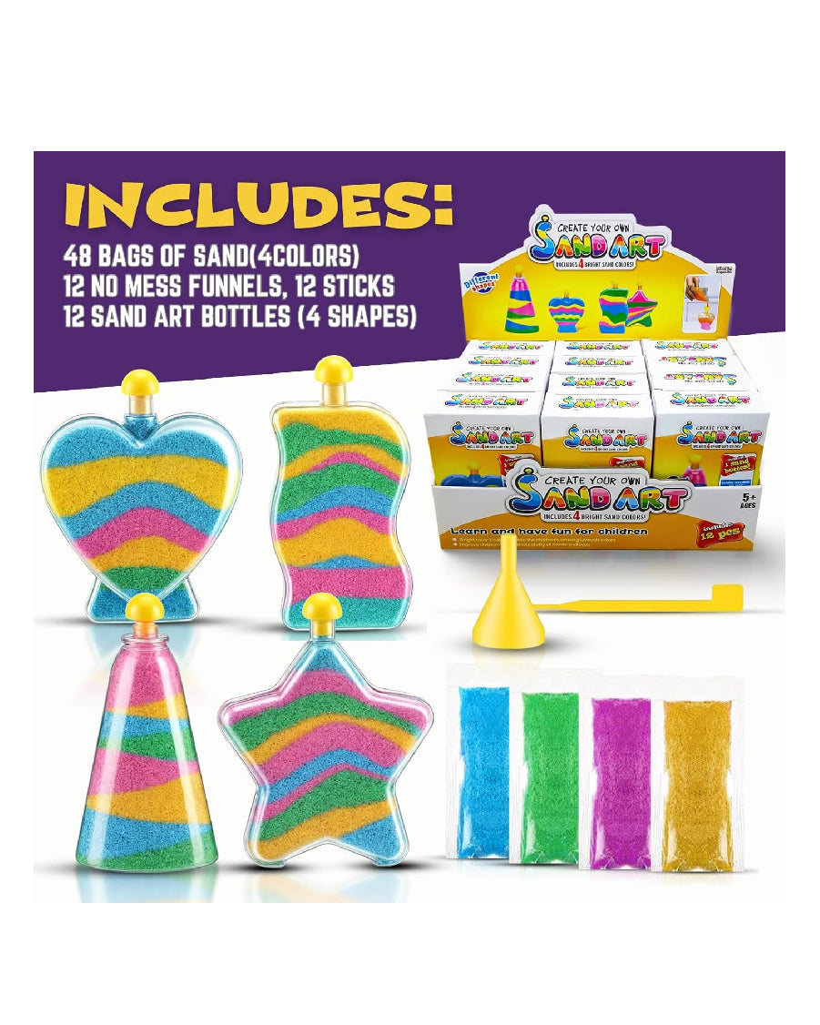 Sand Art Kit (Pack of 12 Kits)