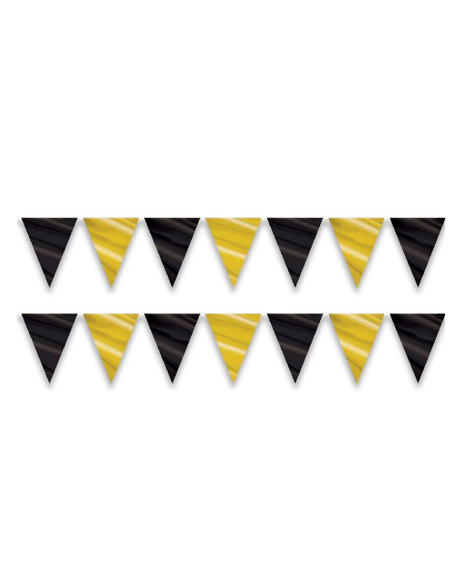 Metallic Flags Banner