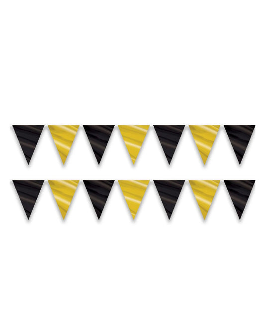 Metallic Flags Banner