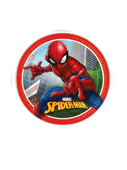 Spider Man 9 inch Plates