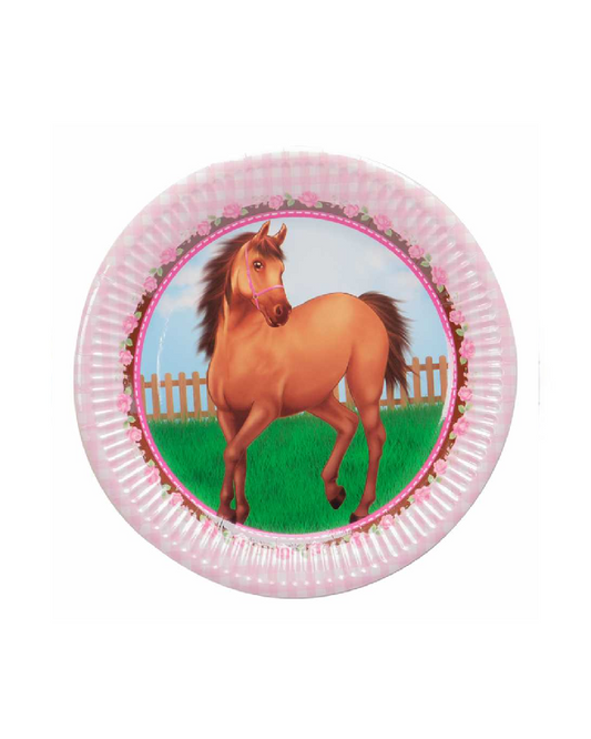 Cow Girl 9 inch Plates