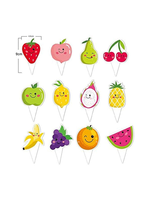 Fruit Cupcake Toppers