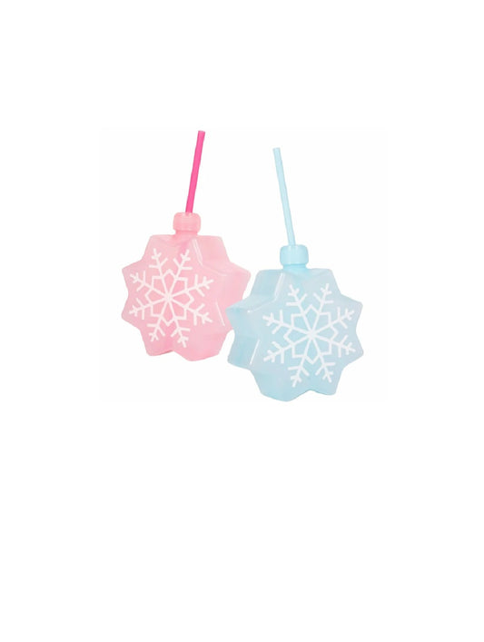 Snowflakes Plastic Tumbler