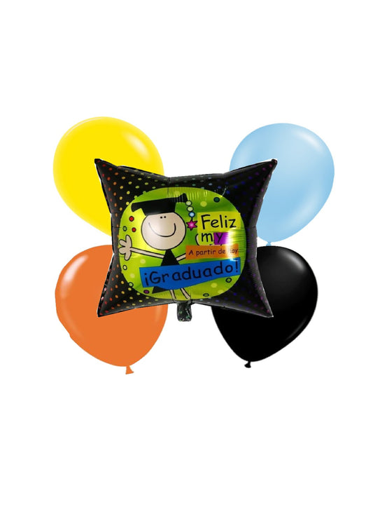 Graduation Balloons Bunch