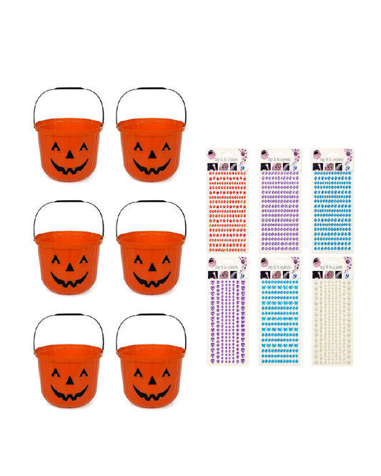Halloween Bucket Bedazzle (Pack of 6)