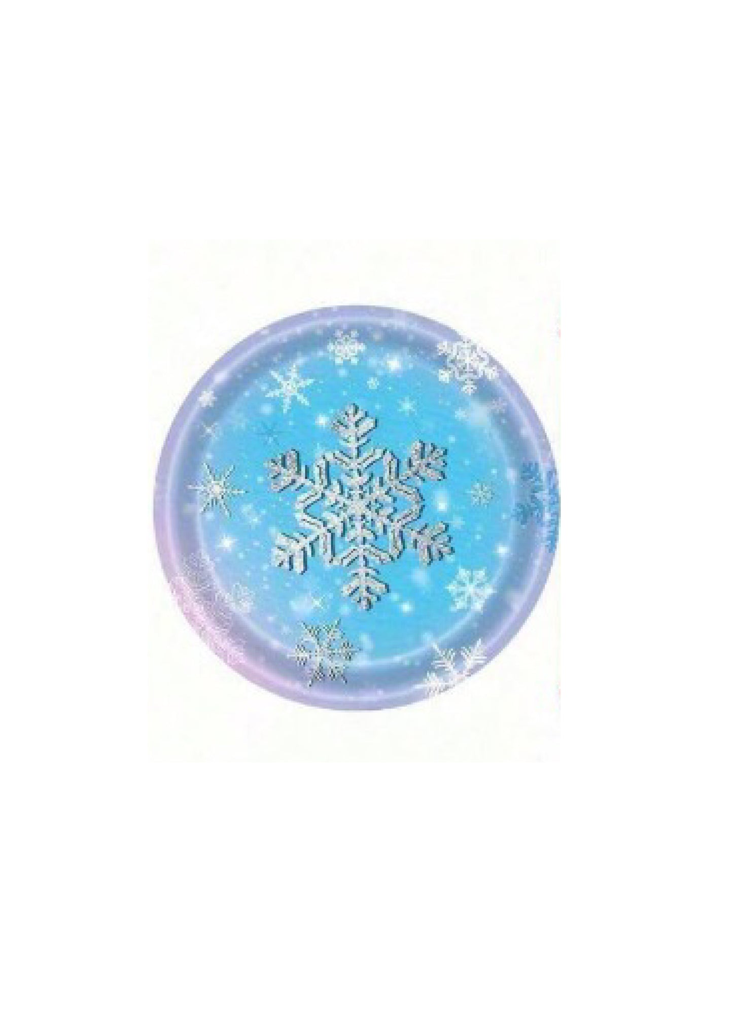 Snow Flakes 7IN Plate