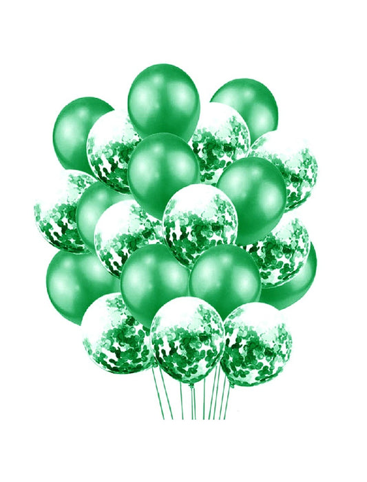 Latex & Confetti Balloons Bunch