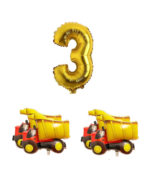 Construction Balloons Set