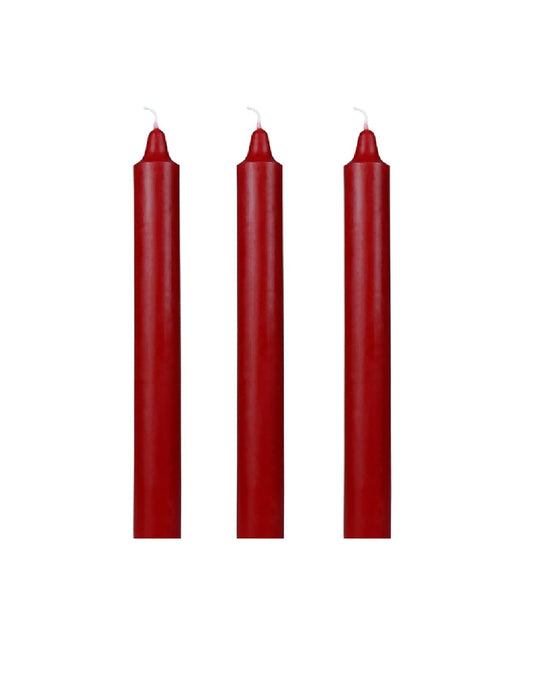 Red Candles (3 Pieces)