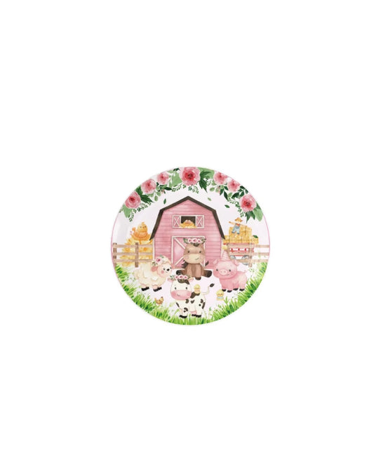 Pink Farm 7IN Plate