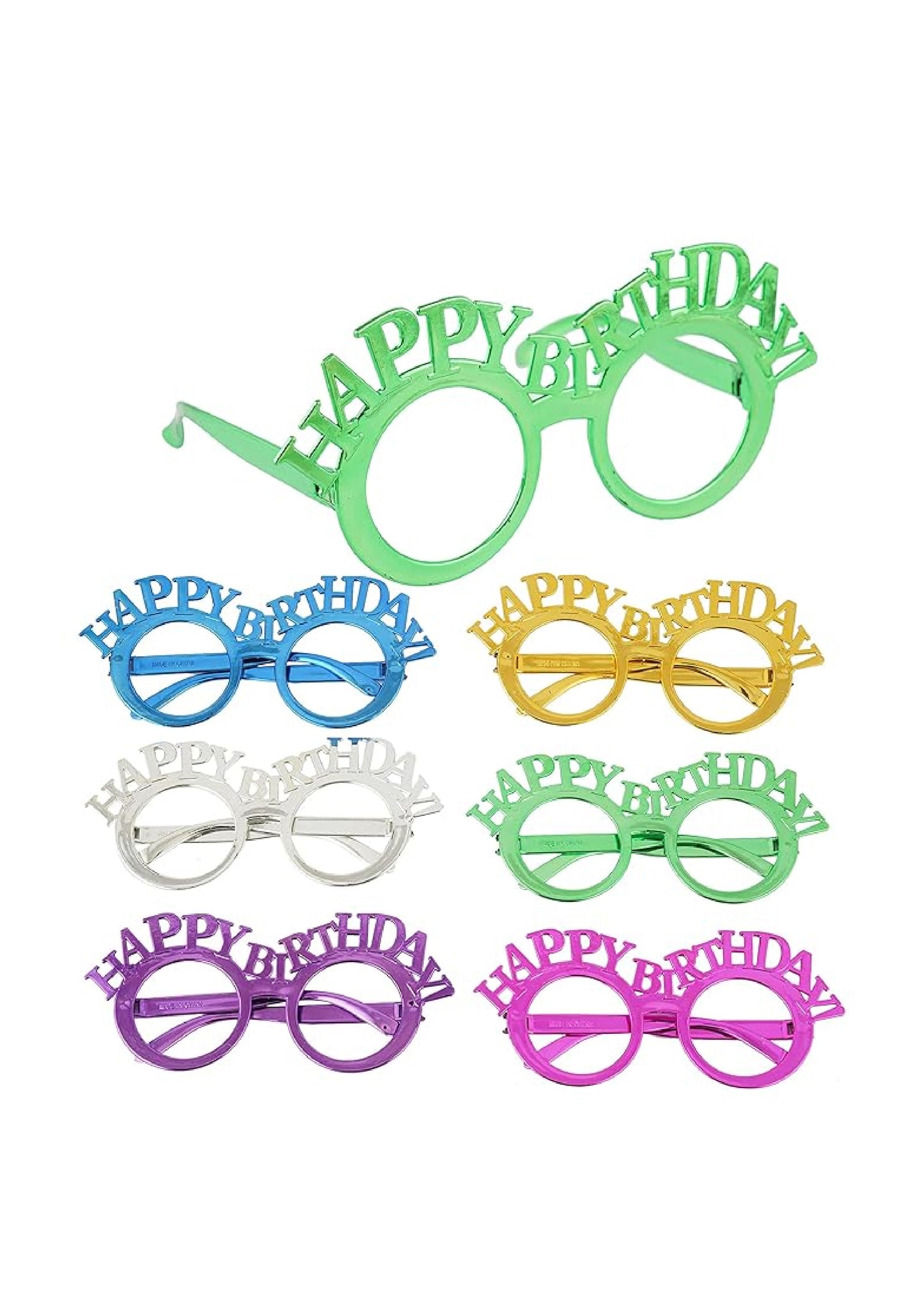 Happy Birthday Glasses (Pack of 12)