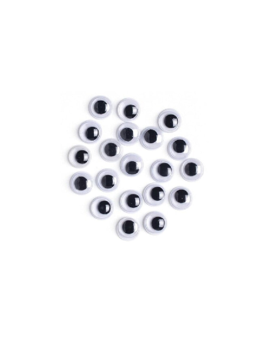 Medium Size Wiggle Googly Eyes (Pack of 40)