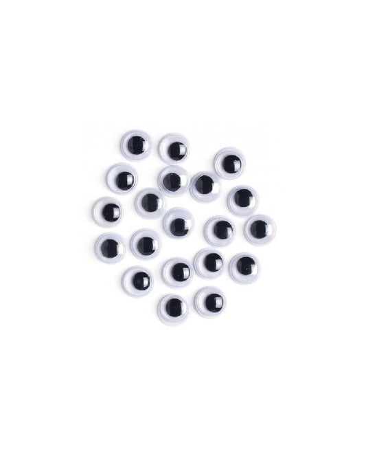 Medium Size Wiggle Googly Eyes (Pack of 40)