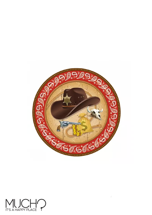 Cowboy 7In Plate